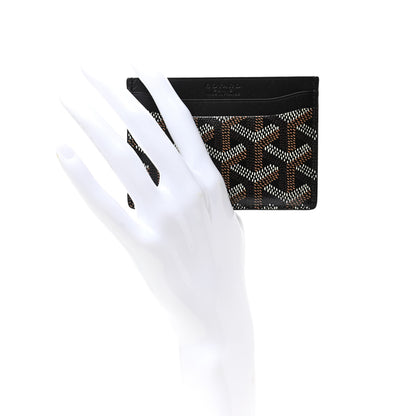 Goyard Goyardine Saint Sulpice Card Holder Black 2 of 5