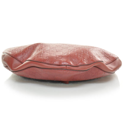 Gucci Guccissima Leather Hobo Red 4 of 7