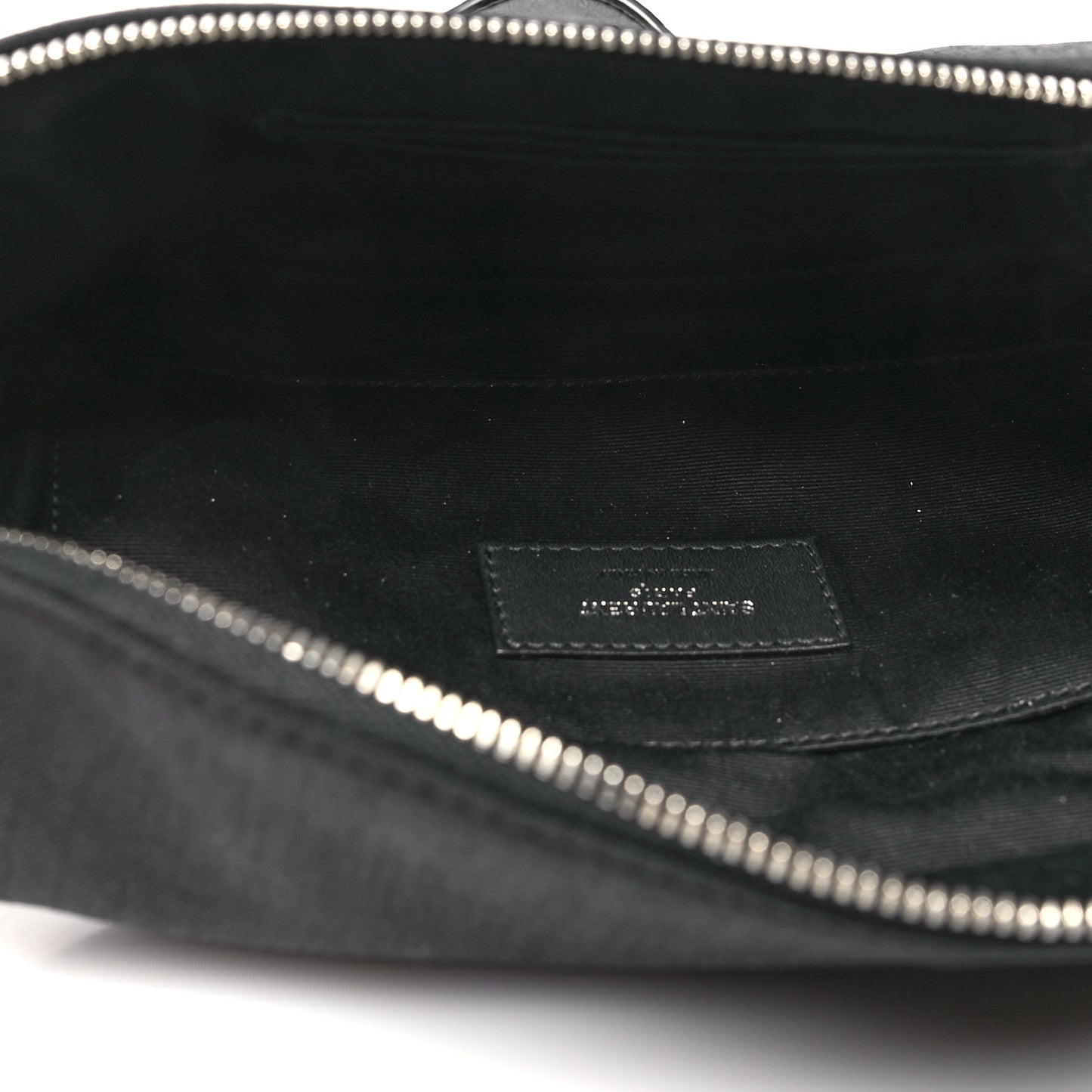 Canvas Monogram Belt Bag Black