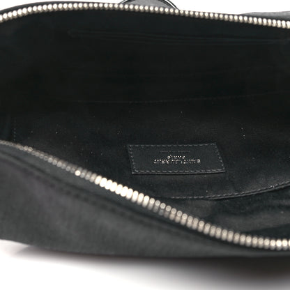 Saint Laurent Canvas Monogram Belt Bag Black 5 of 10