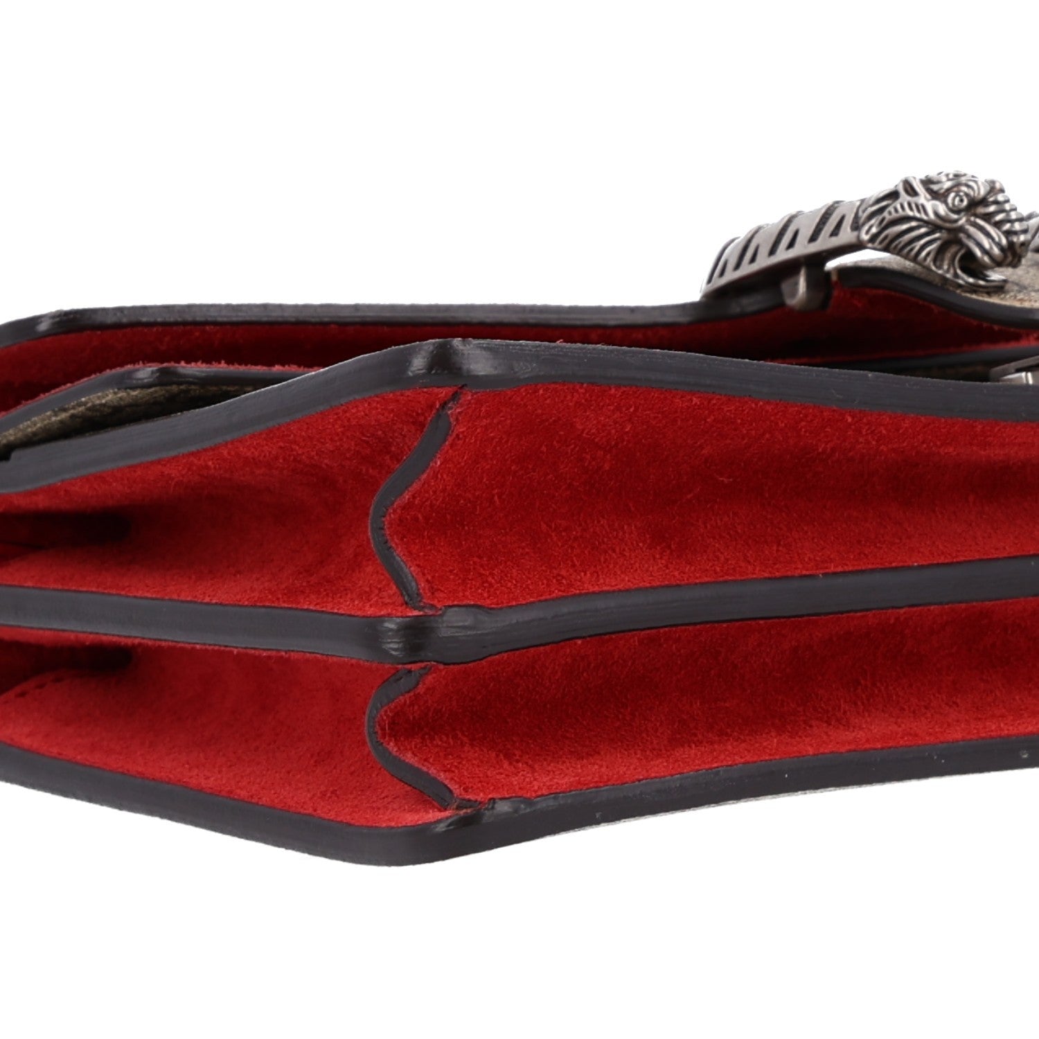 Gucci GG Supreme Monogram Small Dionysus Shoulder Bag Red 8 of 9