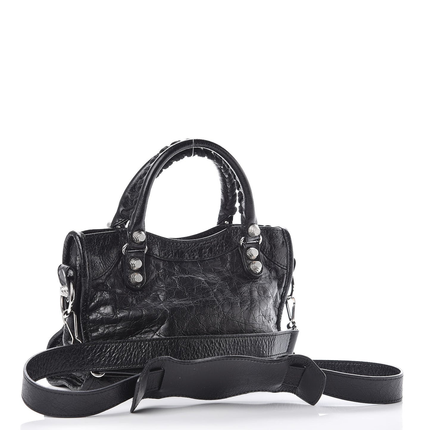 Agneau Giant 12 Silver Hardware Mini City Black
