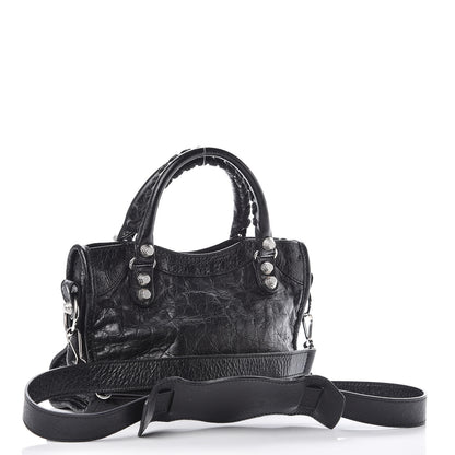 Balenciaga Agneau Giant 12 Silver Hardware Mini City Black 3 of 11