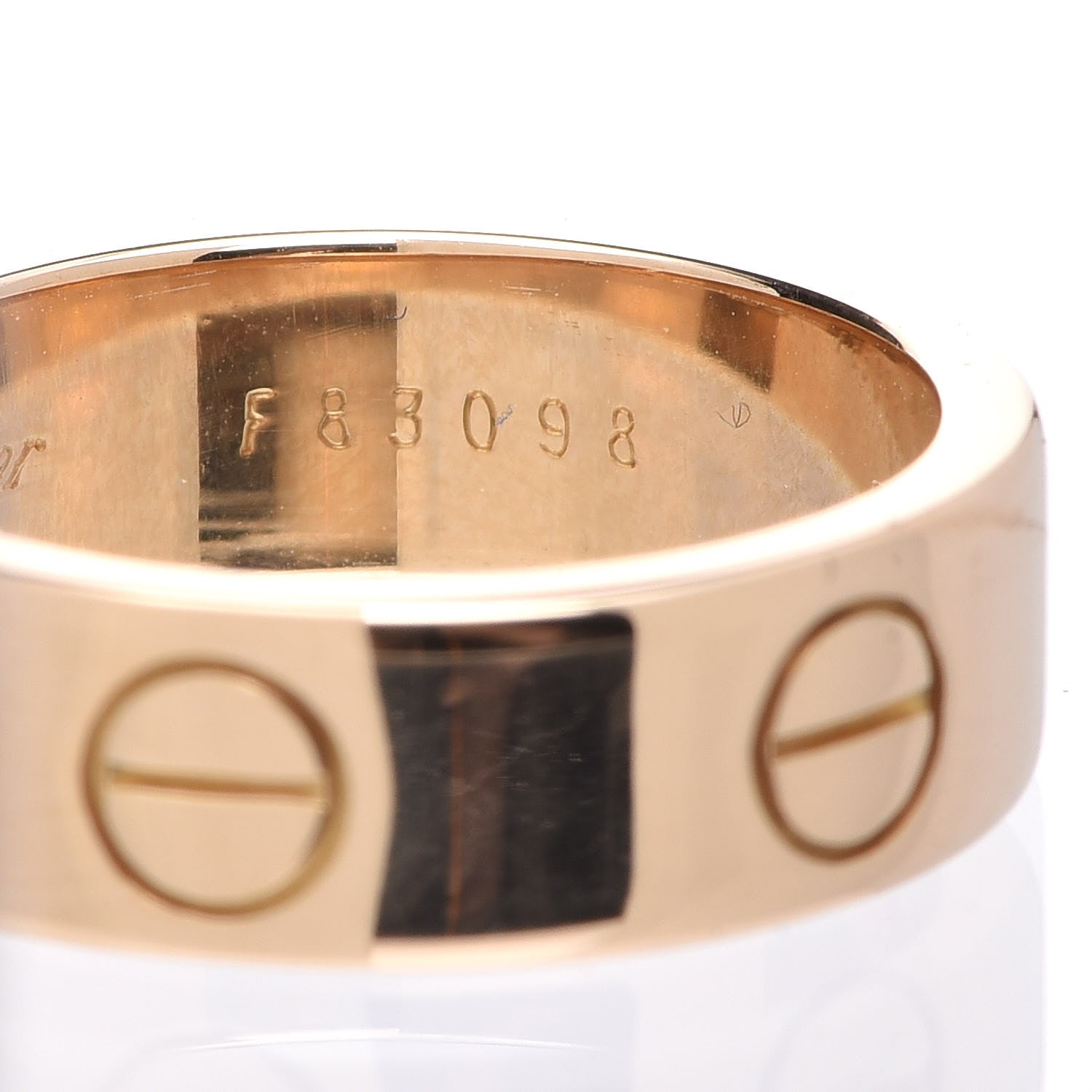 Cartier 18K Yellow Gold 5.5mm LOVE Ring 50 5.25 6 of 6