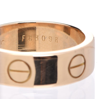 Cartier 18K Yellow Gold 5.5mm LOVE Ring 50 5.25 6 of 6