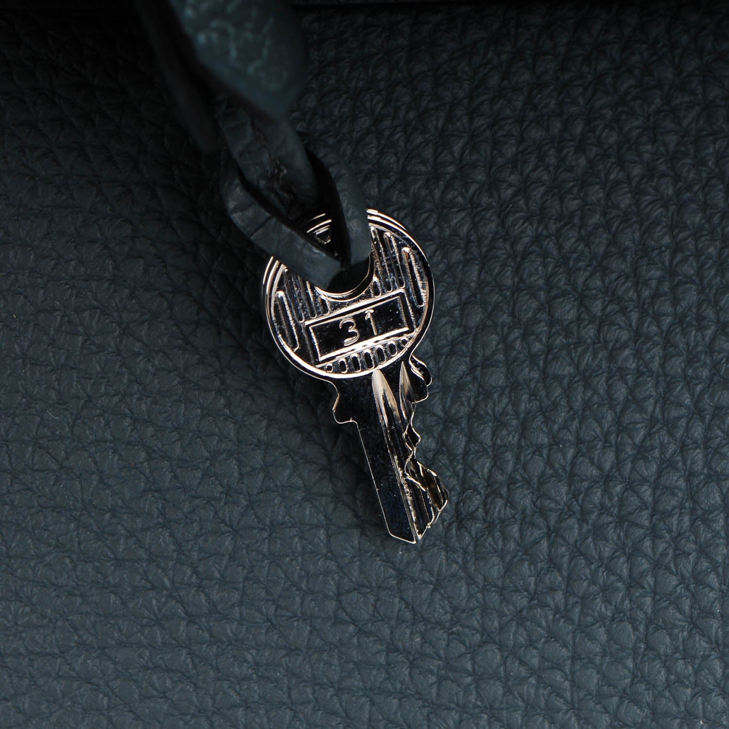 Hermes Taurillon Clemence Birkin 30 Bleu Orage 9 of 26