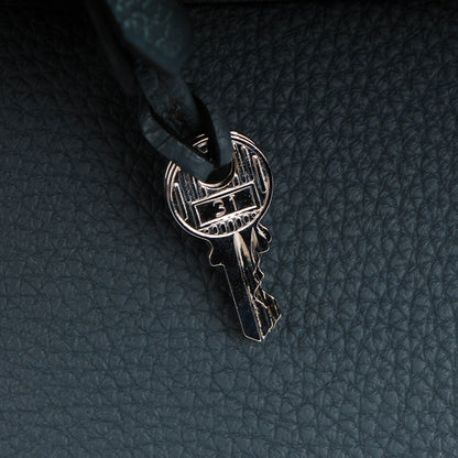 Hermes Taurillon Clemence Birkin 30 Bleu Orage 9 of 26