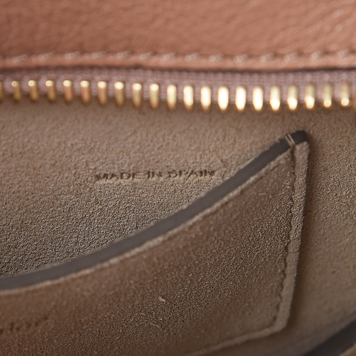 Chloe Calfskin Suede Mini Pixie Signature Belt Bag Nougat 8 of 9