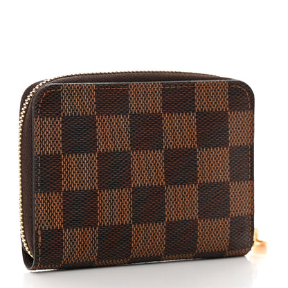 Louis Vuitton Damier Ebene Zippy Coin Purse 3 of 7