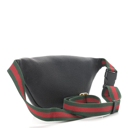 Gucci Grained Calfskin Small Logo Belt Bag Black 3 of 10