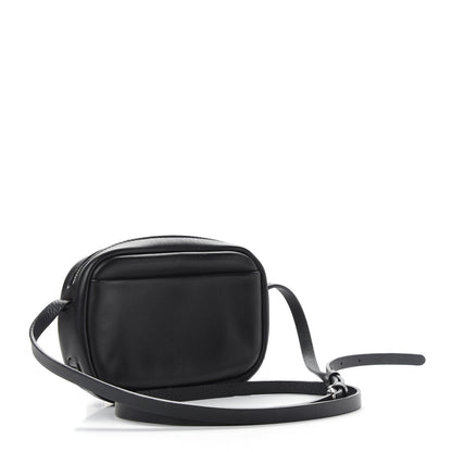 Balenciaga Calfskin Political Campaign Logo XS Camera Bag Black 3 of 8