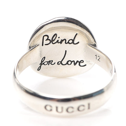 Gucci Sterling Silver Blind for Love Mystic Cat Ring 52 6 4 of 6