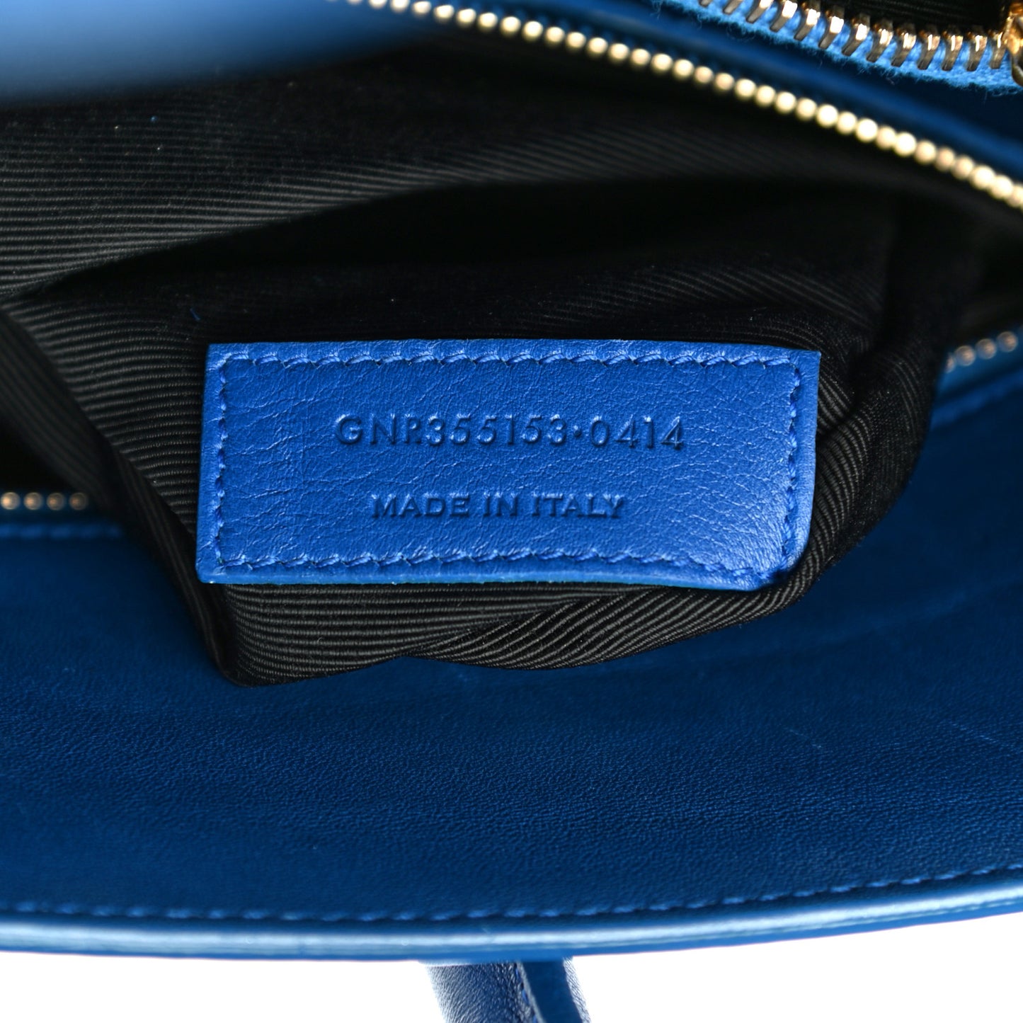 Calfskin Small Sac De Jour Blue Majorelle