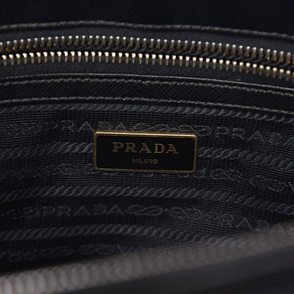 Prada Saffiano Small Galleria Double Zip Tote Black 6 of 12