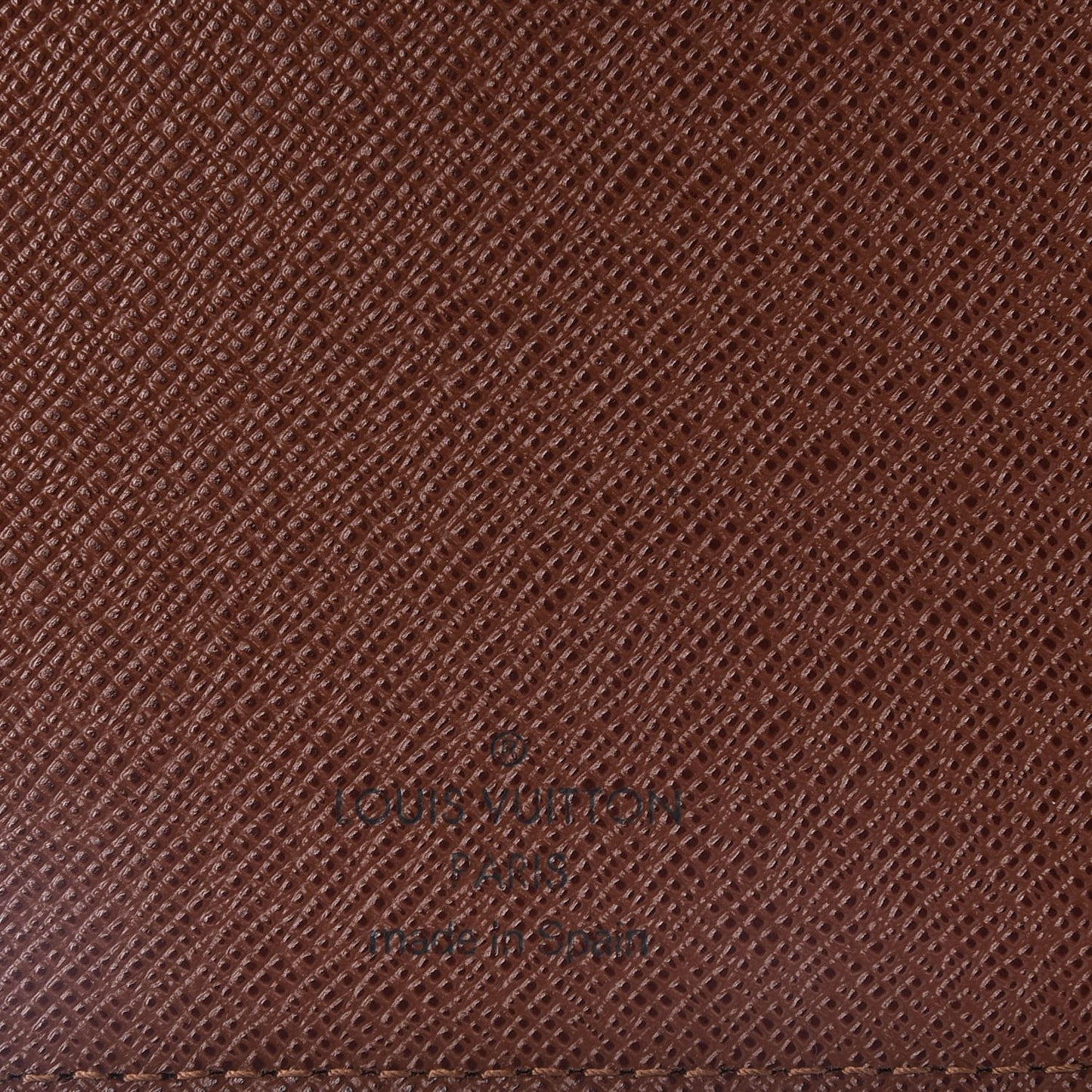 Monogram Desk Agenda Cover
