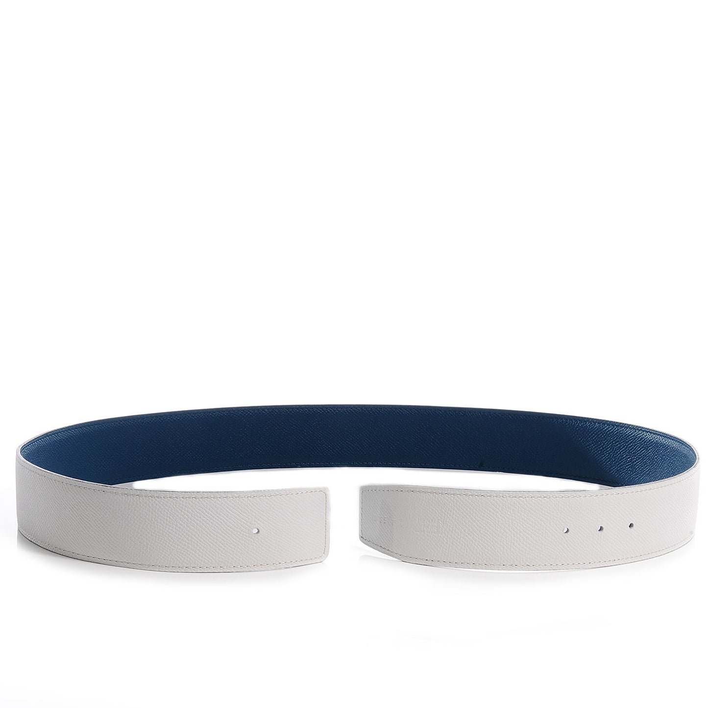 Epsom Reversible 42mm Belt Reversible 85 Blanc Bleu de Malte