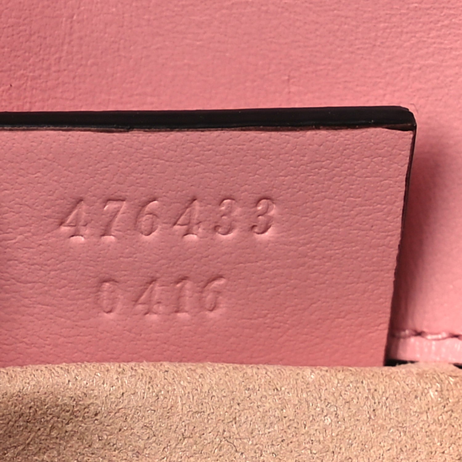 Gucci Calfskin Matelasse Super Mini GG Marmont Shoulder Bag Wild Rose 7 of 9