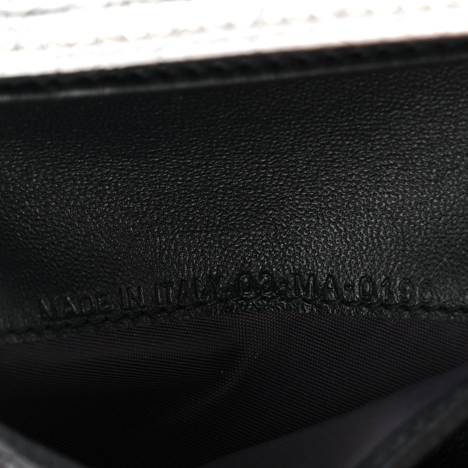 Christian Dior Metallic Patent Micro-Cannage Diorama Elancee Wallet Onyx Silver 7 of 8