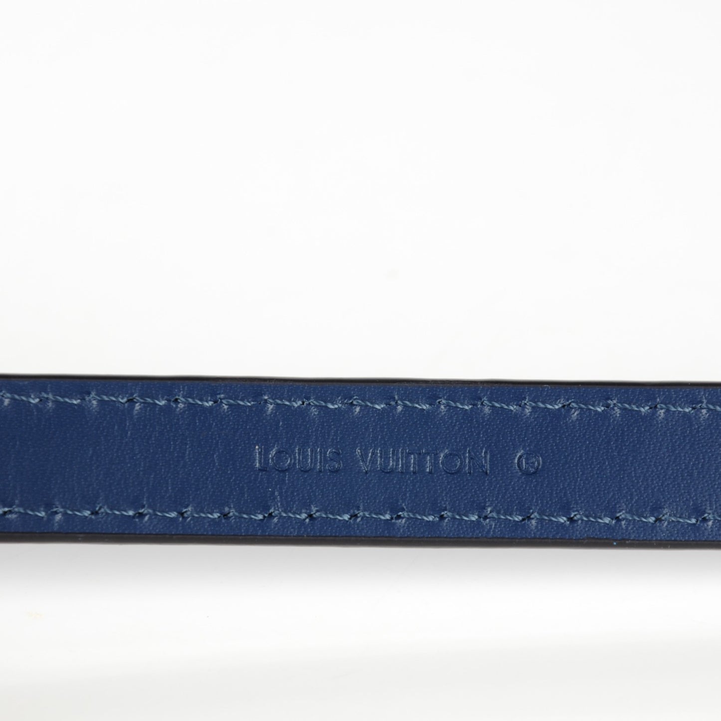 Calfskin 16mm Adjustable Shoulder Strap Indigo