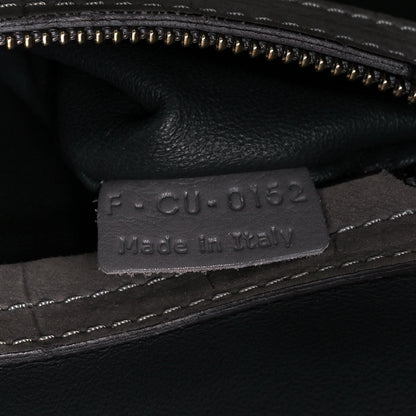 Celine Crocodile Embossed Nubuck Medium Phantom Luggage Grey 6 of 11