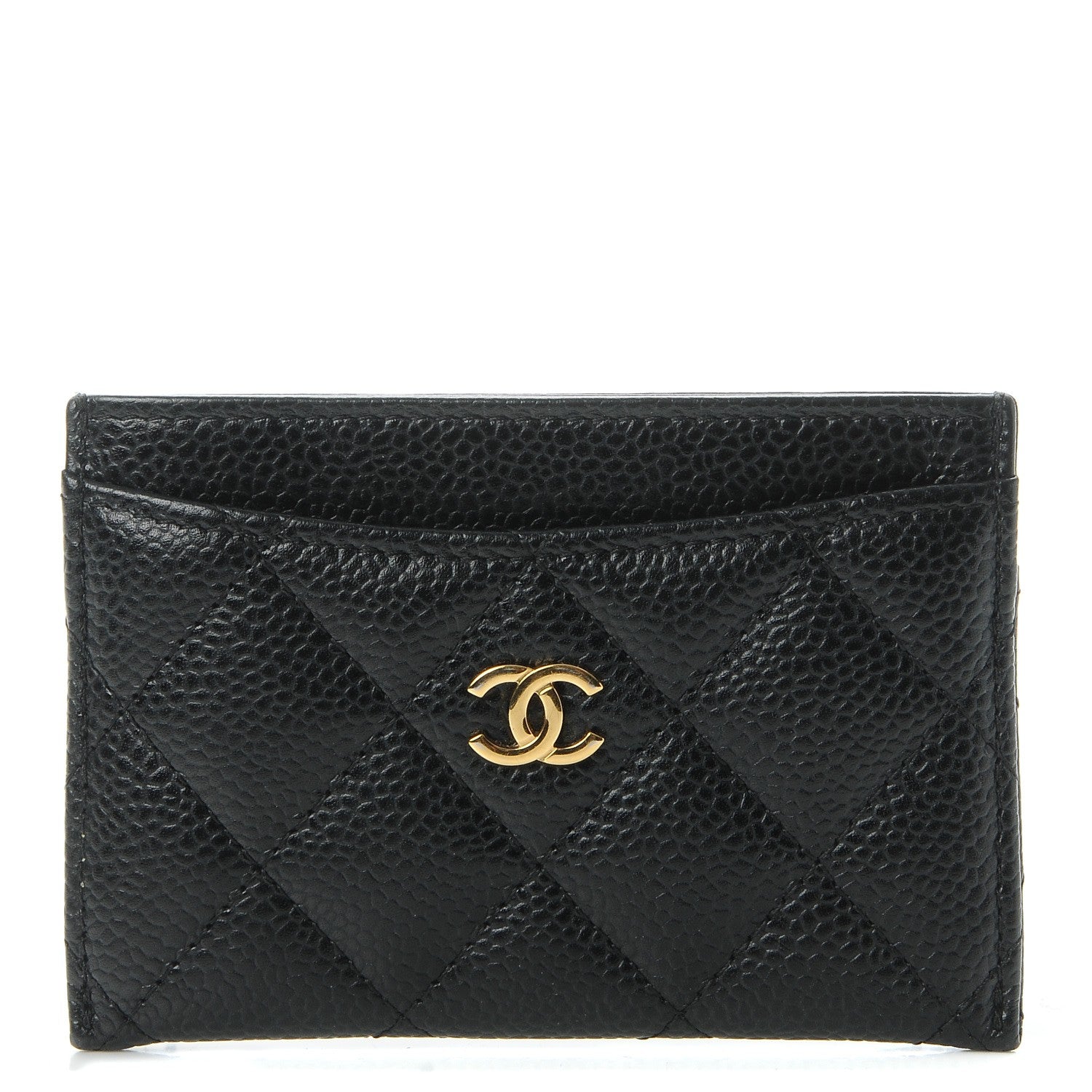 Chanel Caviar Quilted Card Holder Black 1 of 9