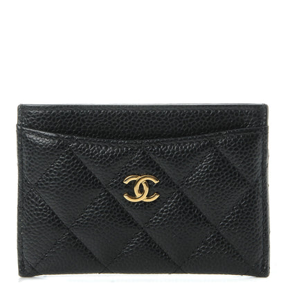 Chanel Caviar Quilted Card Holder Black 1 of 9