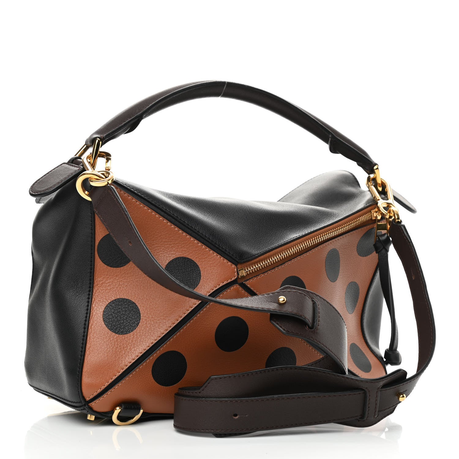 Loewe Calfskin Medium Polka Dot Puzzle Bag Multicolor 3 of 12