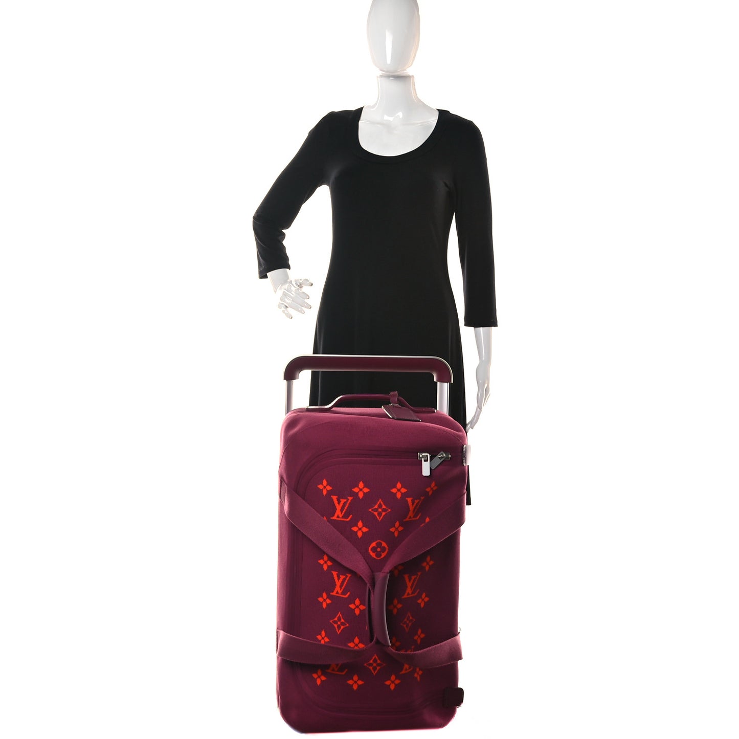 Knit Monogram Horizon Soft Duffle 55 Fuchsia