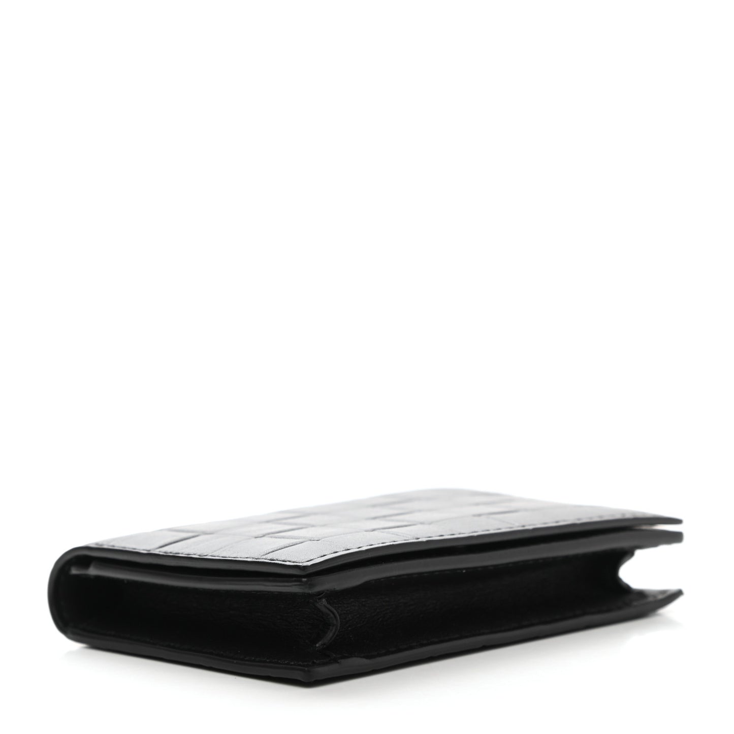 Nappa Intrecciato Card Holder Black