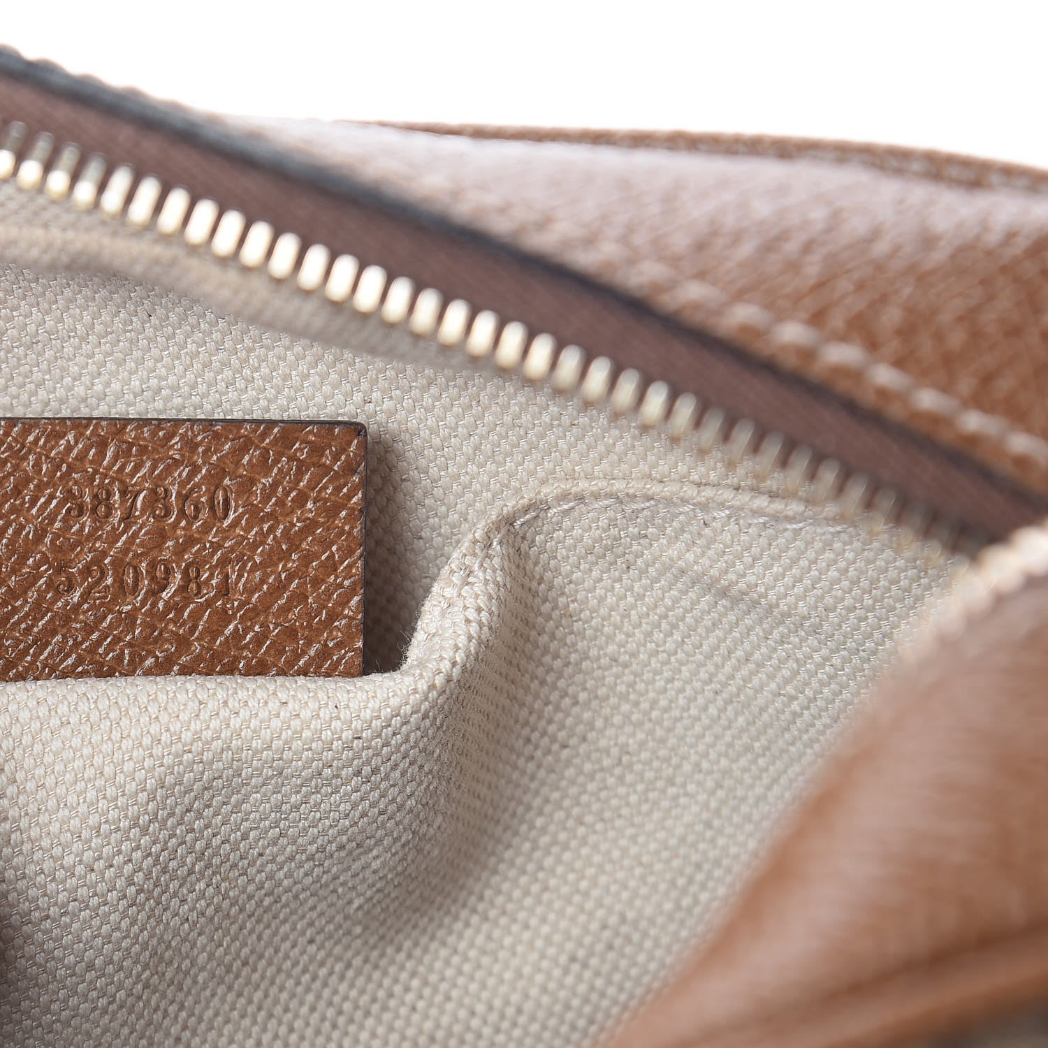 Gucci Monogram Mini Bree Messenger Bag Beige Tabacco 7 of 10