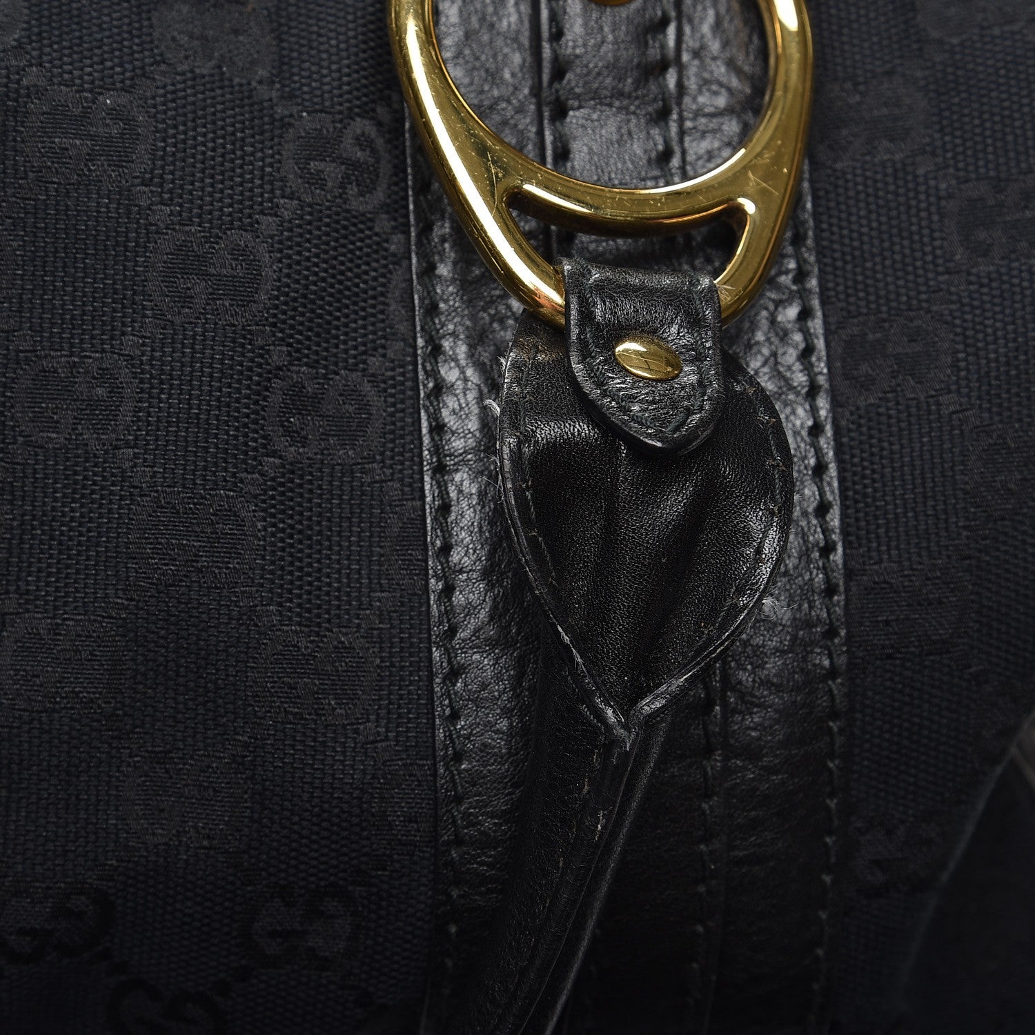 Gucci Monogram Medium Interlocking Boston Black 13 of 14