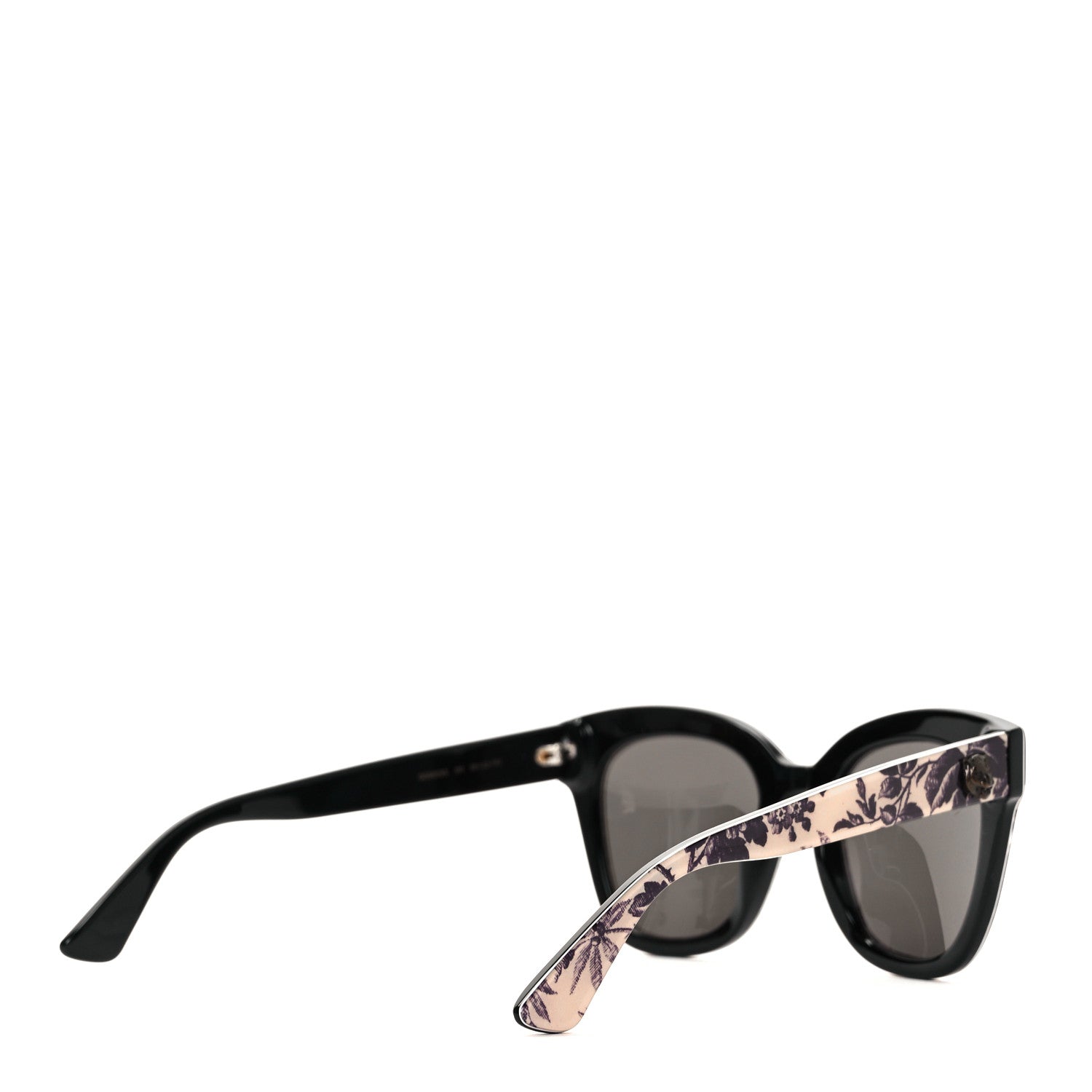 Gucci Acetate Herbarium Print Square Frame Sunglasses GG0029S White 3 of 7