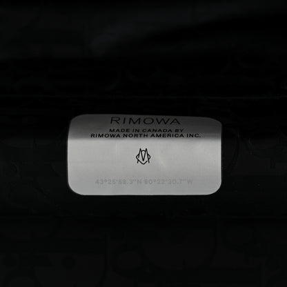 Christian Dior X RIMOWA Aluminum Gradient Original Cabin Luggage Black 5 of 12