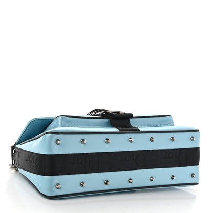 Christian Dior Coated Canvas Crystal Hardcore Bag Light Blue 4 of 10