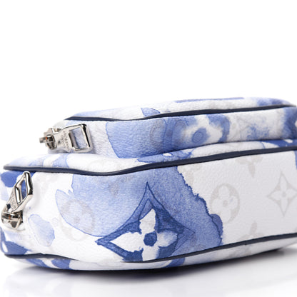 Louis Vuitton Monogram Watercolor Outdoor Pouch Blue 6 of 9