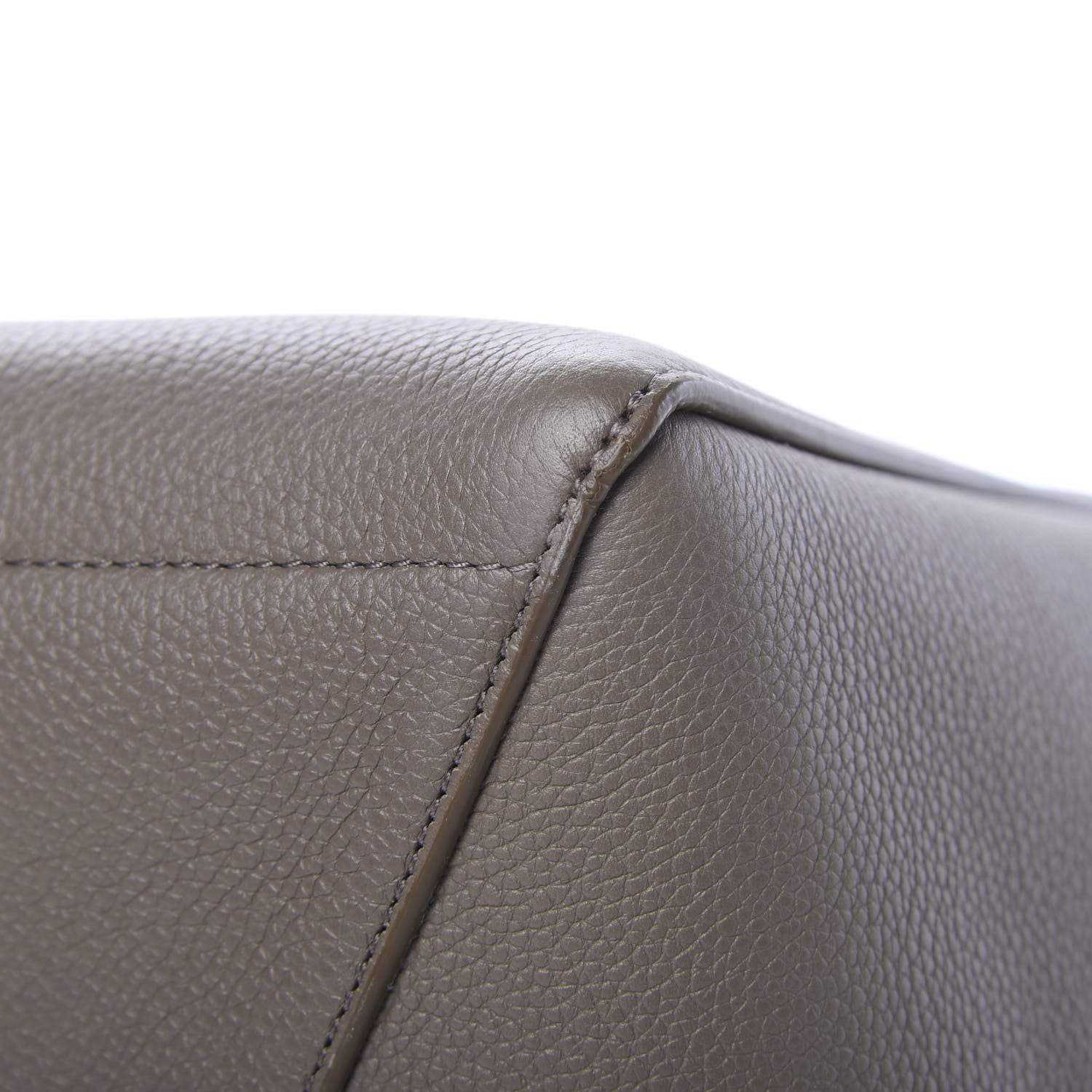 Celine Soft Grained Calfskin Sangle Bucket Bag Taupe 11 of 11