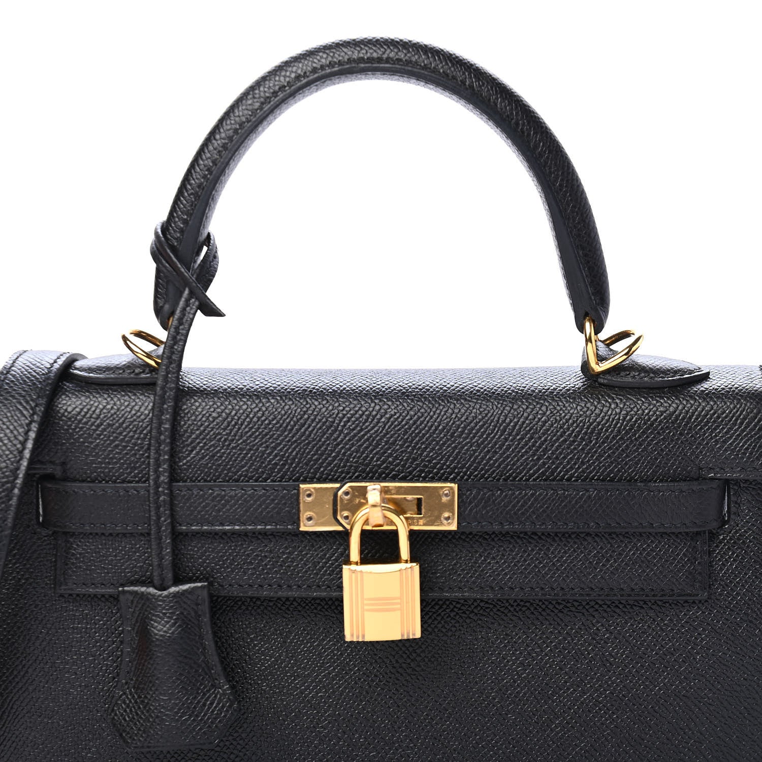 Hermes Epsom Kelly Sellier 25 Black 10 of 11
