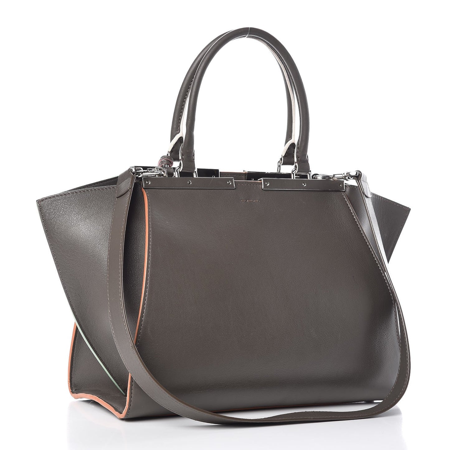 Vitello Dolce Century Petite 3Jours Tote Carbone