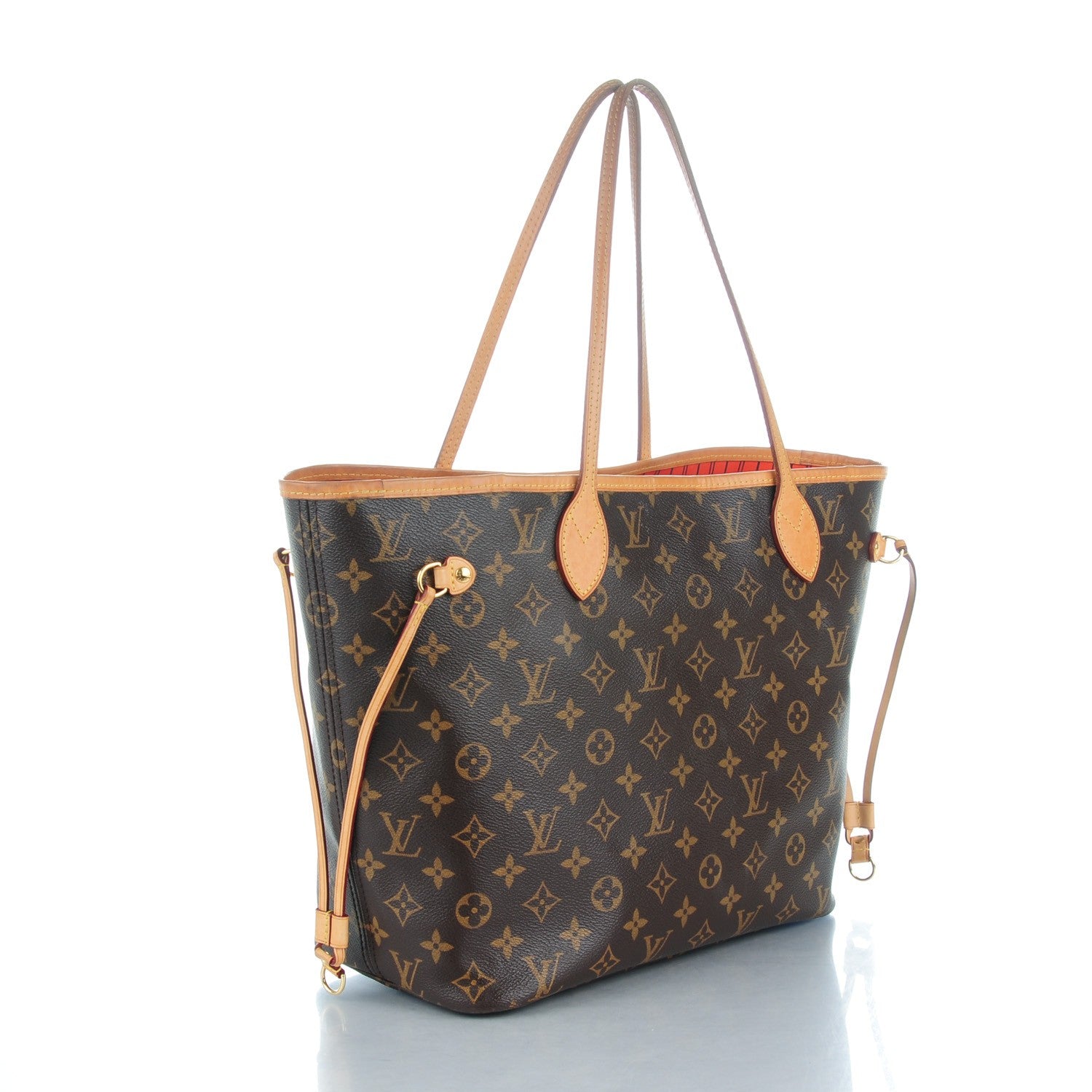 Louis Vuitton Monogram Neverfull MM Abricot 3 of 7