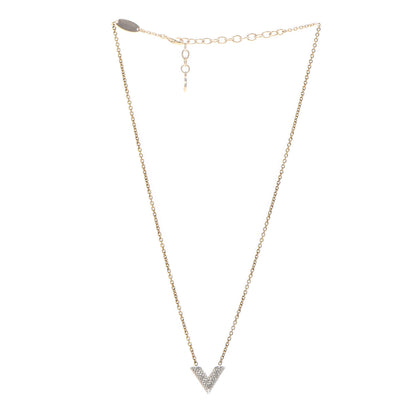 Louis Vuitton Swarovski Essential V Strass Necklace 2 of 6