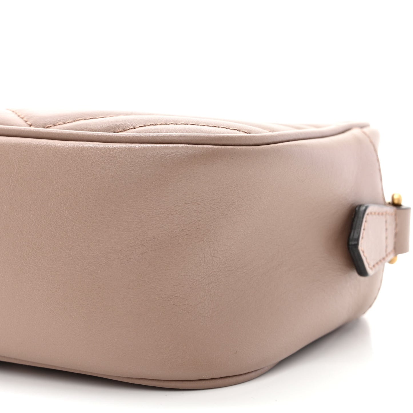 Calfskin Matelasse Small GG Marmont Chain Shoulder Bag Porcelain Rose
