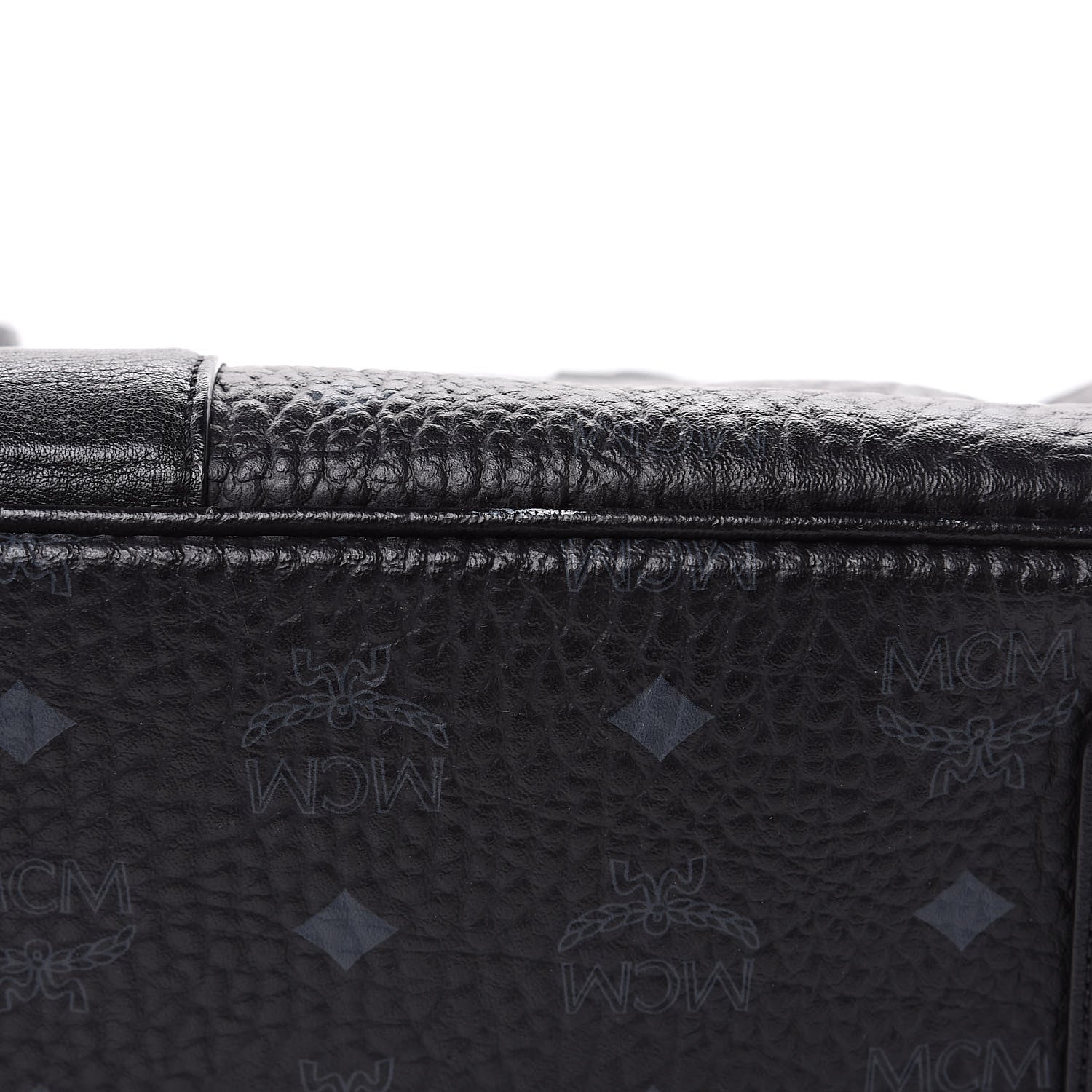MCM Visetos Medium Liz Reversible Shopper Tote Black 13 of 21