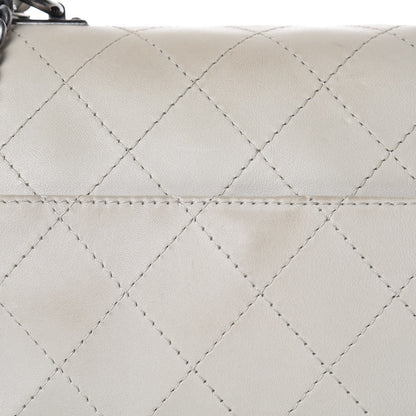 Chanel Calfskin Stitched Urban Luxury Top Handle Bag Ivory 11 of 12