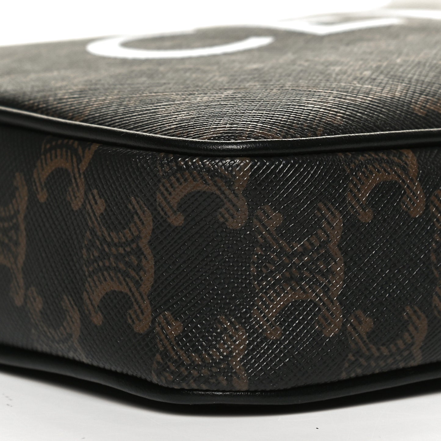 Triomphe Canvas Medium Messenger Bag Black