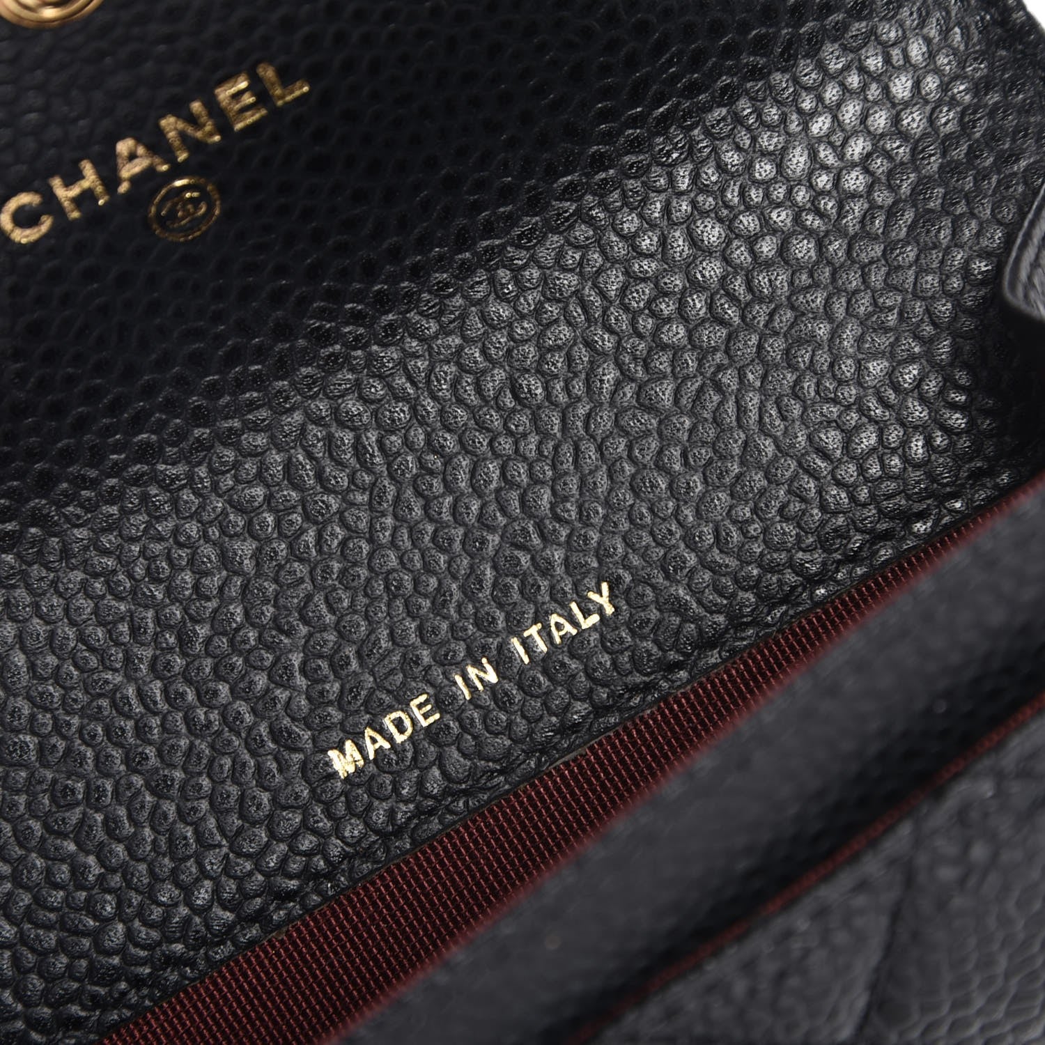 Chanel Caviar Quilted Flap Card Holder Black 6 of 9