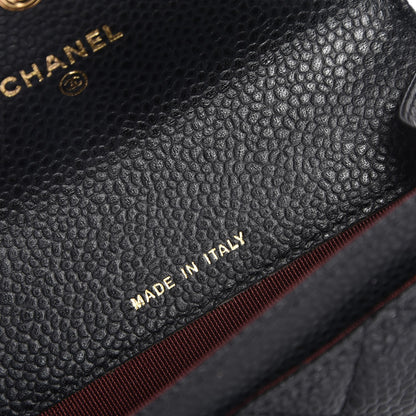 Chanel Caviar Quilted Flap Card Holder Black 6 of 9