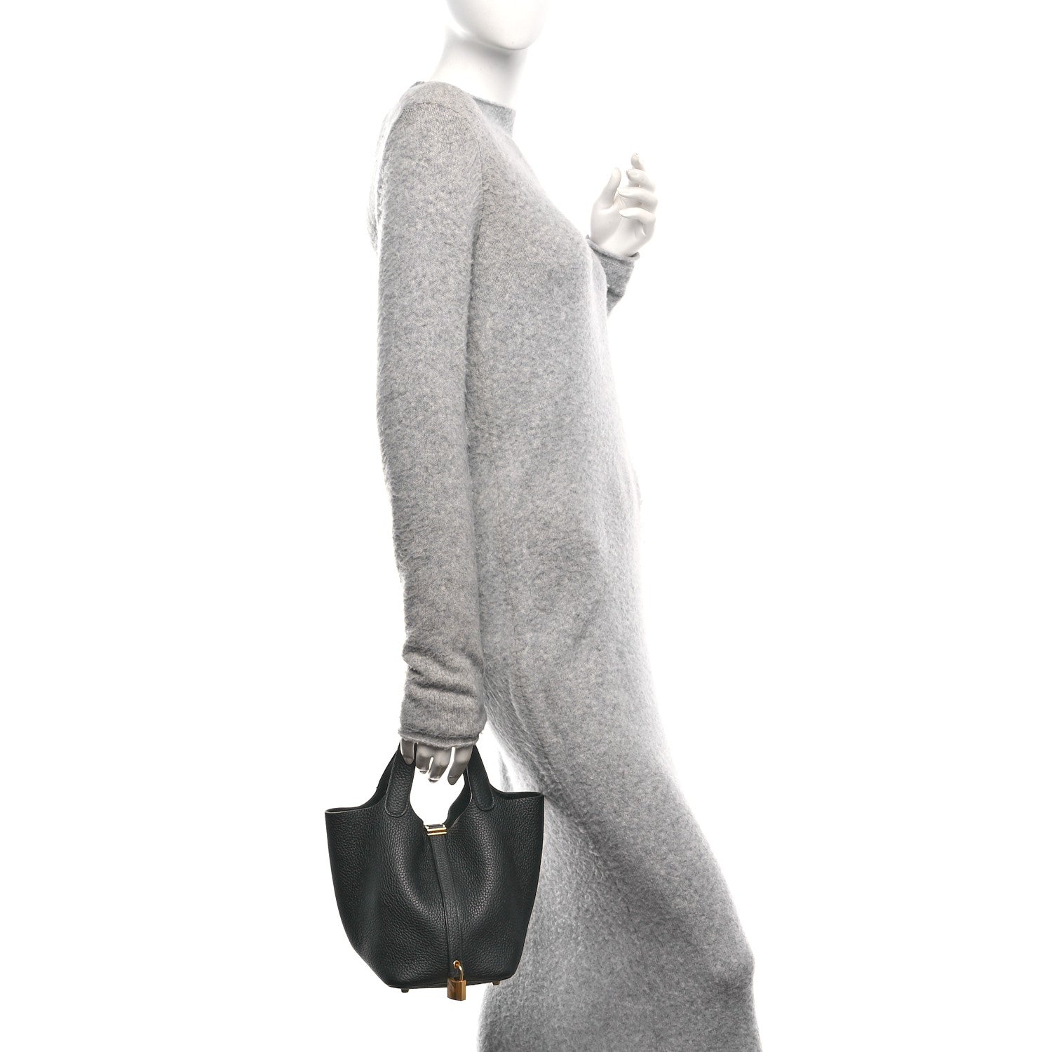 Hermes Taurillon Clemence Picotin Lock 18 PM Black 2 of 10
