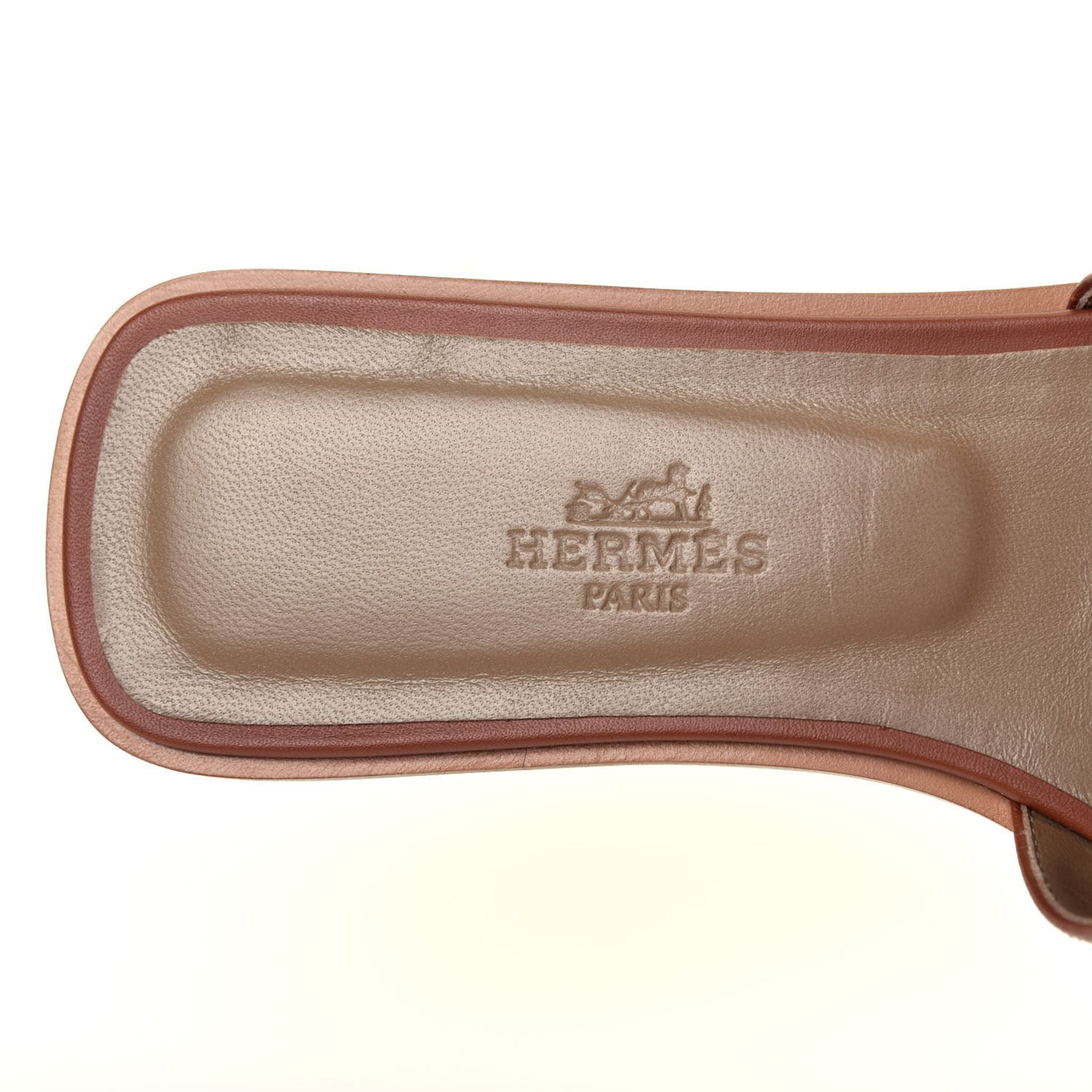 Box Calfskin Oran Sandals 36 Gold