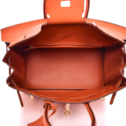 Hermes Togo Birkin 25 Feu 5 of 33