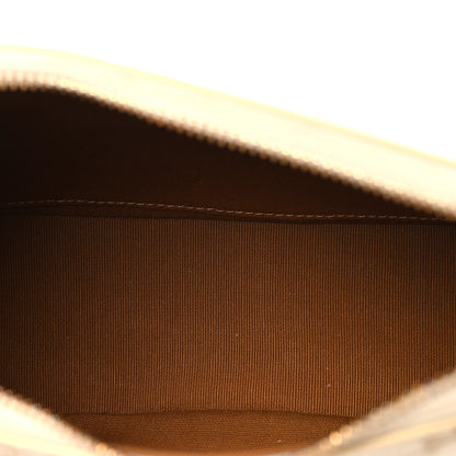 Celine Canvas Calfskin Ava Triomphe Shoulder Bag White 5 of 10